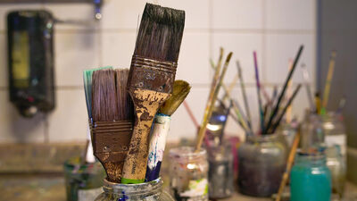 Atelier acrylschilderen