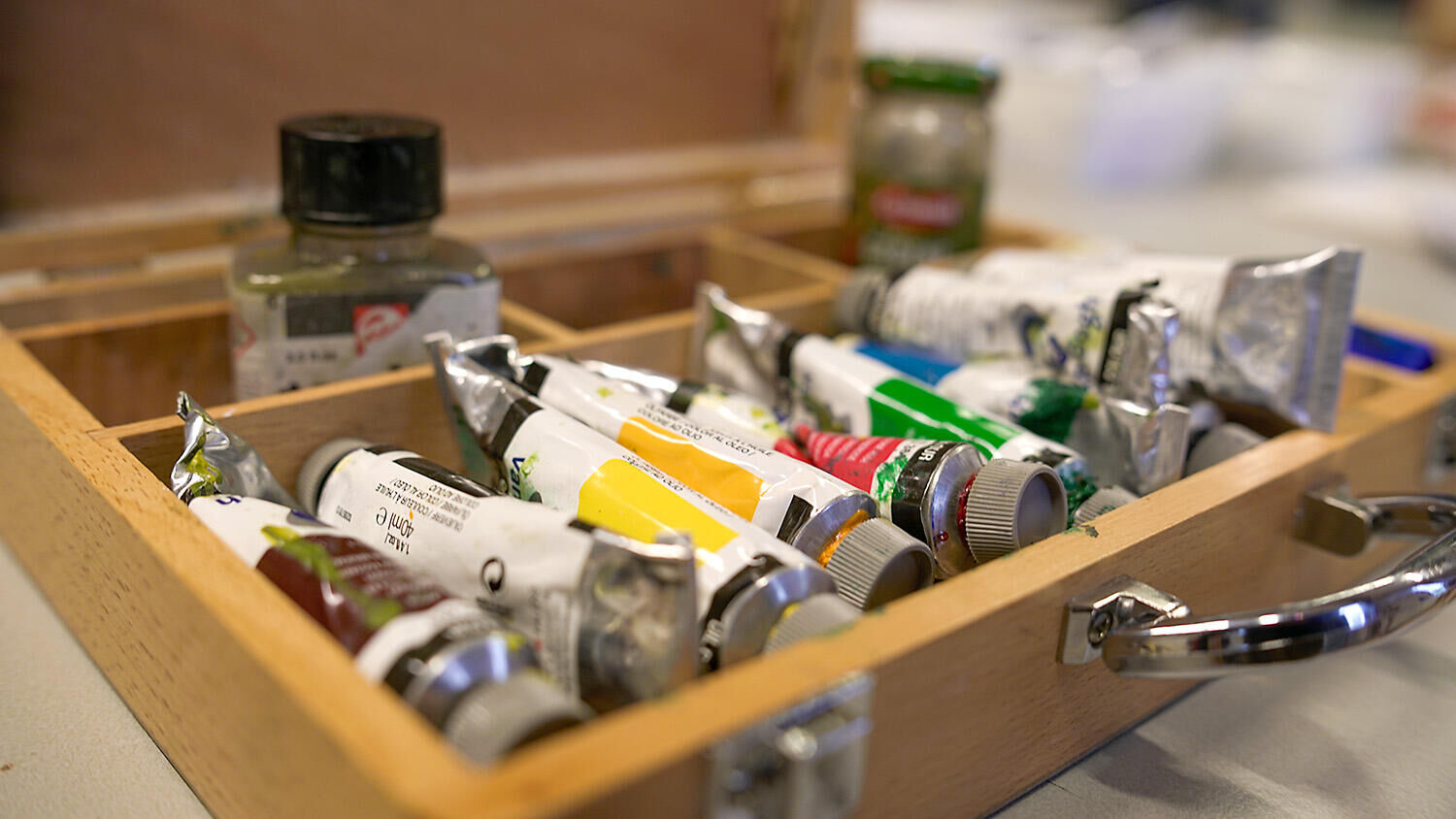 Atelier olieverfschilderen