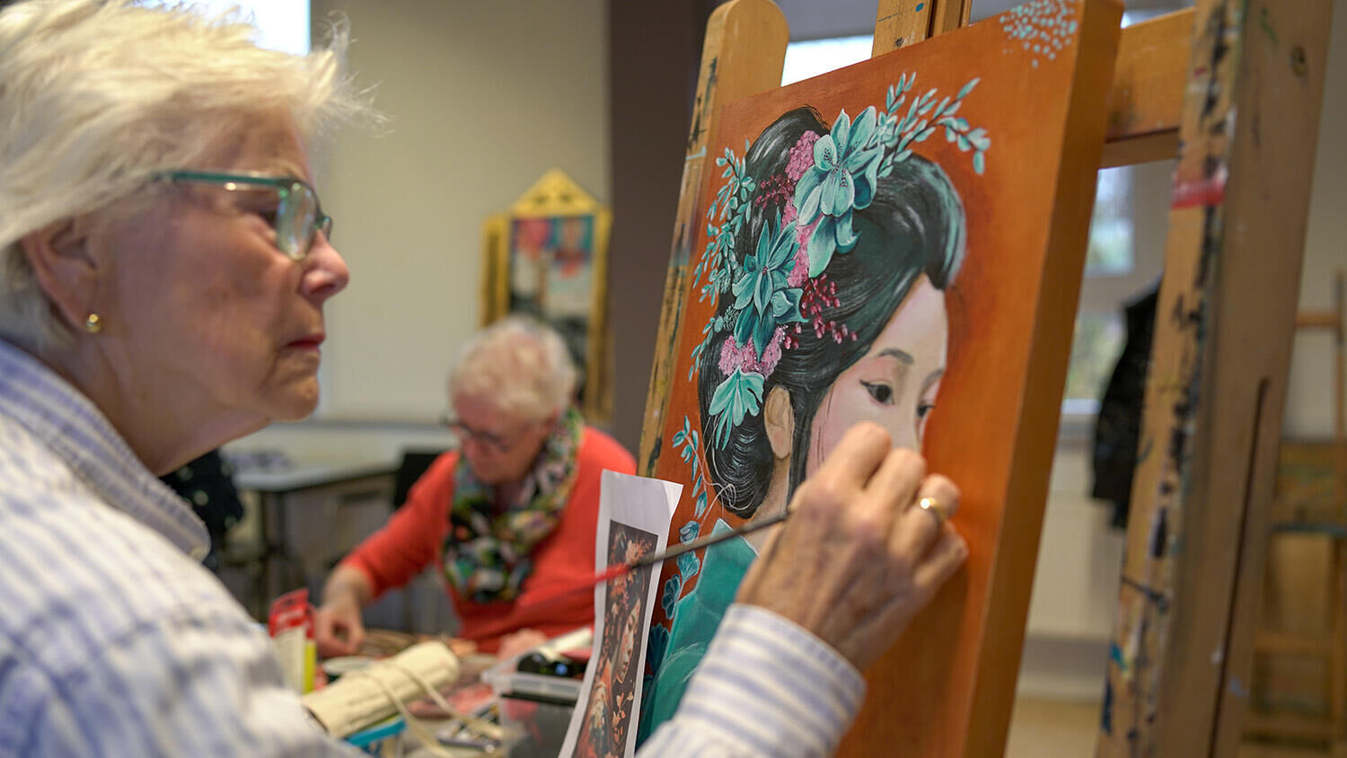 Atelier tekenen en schilderen 50+
