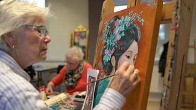 Atelier tekenen en schilderen 50+