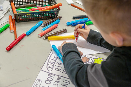 Atelier tekenen en schilderen en grafiek 6-9 jaar