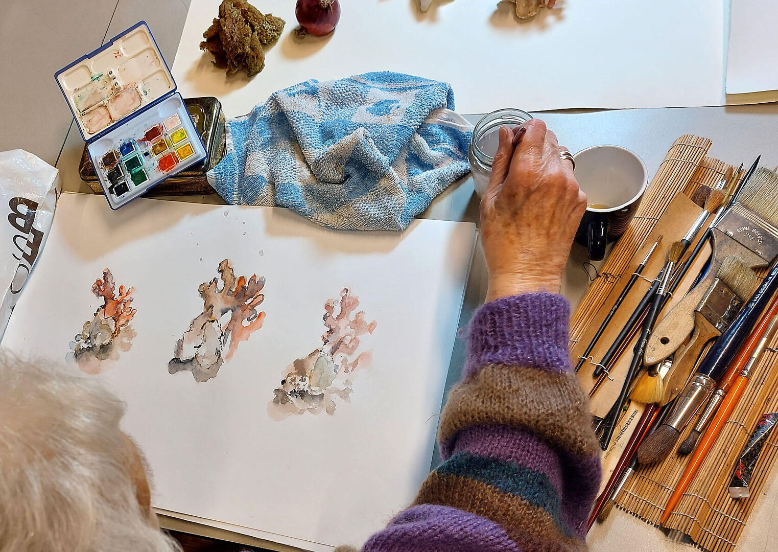 Atelier waterverfschilderen