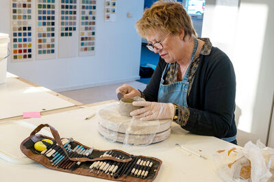 Atelier werken met klei dinsdag
