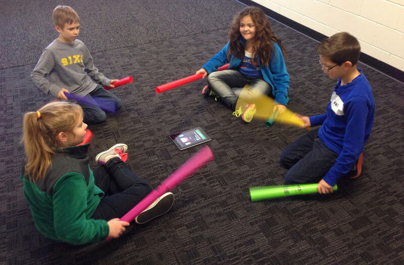 Teamtraining Werken met boomwhackers
