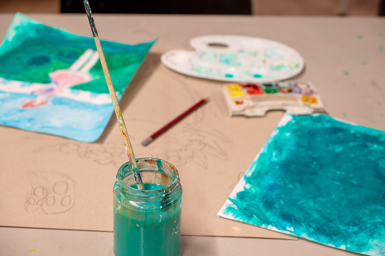Tekenen en schilderen en grafiek 9-12 jaar groep 1