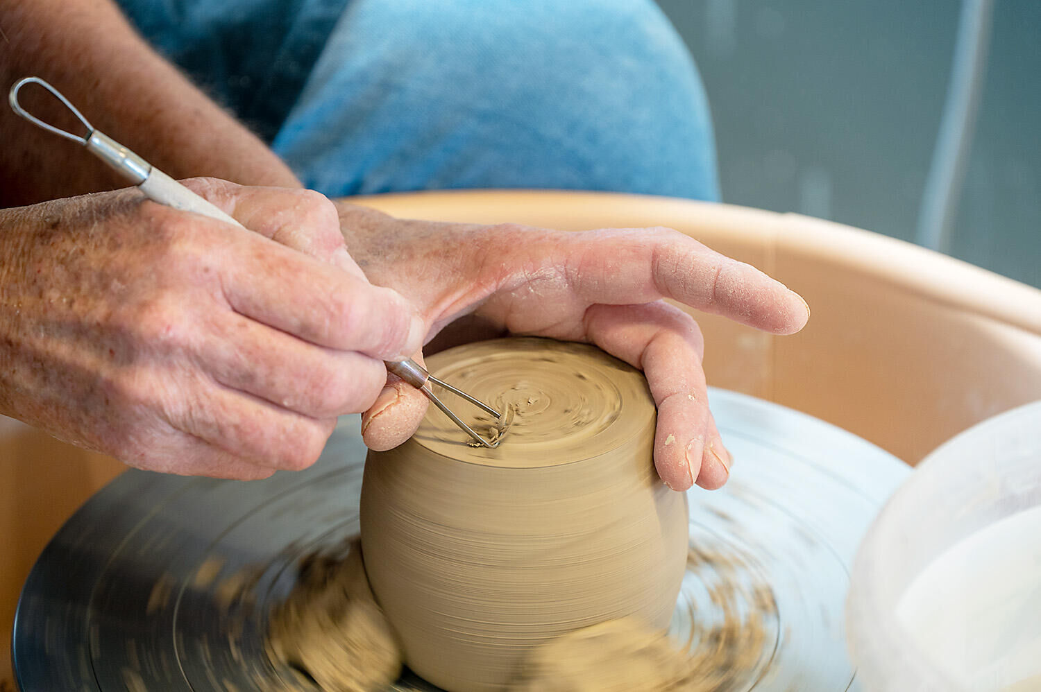 Werken op de draaischijf